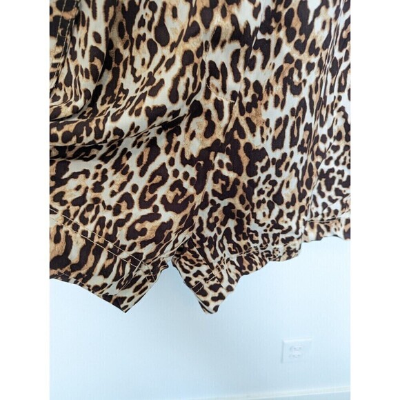 Banana Republic Brown Leopard Print Romper Women's 14 - Picture 8 of 13